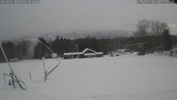 Spodní část sjezdovky