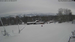 Spodní část sjezdovky