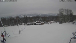 Spodní část sjezdovky