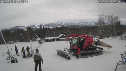 Spodní část sjezdovky