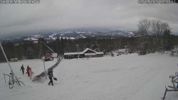 Spodní část sjezdovky