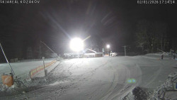 Spodní část sjezdovky