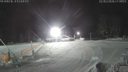 Spodní část sjezdovky