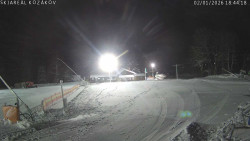 Spodní část sjezdovky