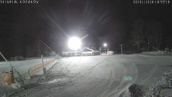 Spodní část sjezdovky