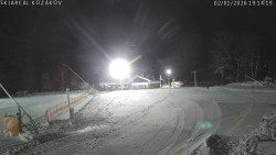 Spodní část sjezdovky