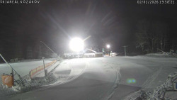 Spodní část sjezdovky