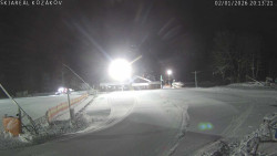 Spodní část sjezdovky