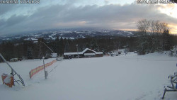 Spodní část sjezdovky