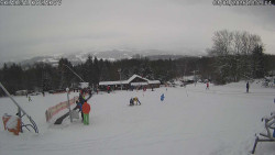 Spodní část sjezdovky