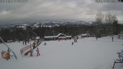 Spodní část sjezdovky