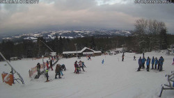 Spodní část sjezdovky