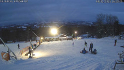 Spodní část sjezdovky