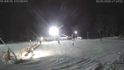 Spodní část sjezdovky