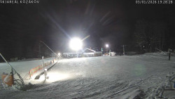 Spodní část sjezdovky