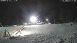 Spodní část sjezdovky