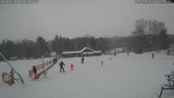 Spodní část sjezdovky