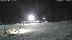 Spodní část sjezdovky