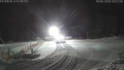 Spodní část sjezdovky