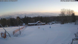 Spodní část sjezdovky