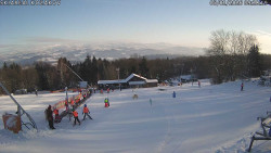 Spodní část sjezdovky