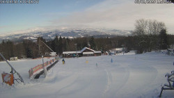 Spodní část sjezdovky