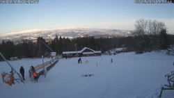 Spodní část sjezdovky