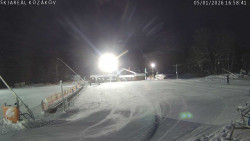 Spodní část sjezdovky