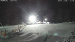 Spodní část sjezdovky