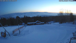 Spodní část sjezdovky