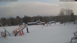 Spodní část sjezdovky