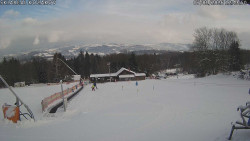 Spodní část sjezdovky