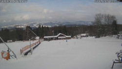 Spodní část sjezdovky