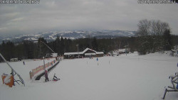 Spodní část sjezdovky