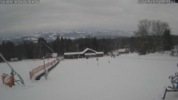 Spodní část sjezdovky