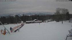 Spodní část sjezdovky