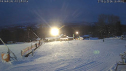 Spodní část sjezdovky