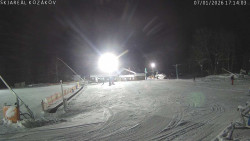 Spodní část sjezdovky