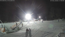 Spodní část sjezdovky