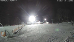 Spodní část sjezdovky