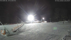 Spodní část sjezdovky