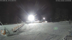 Spodní část sjezdovky