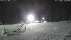 Spodní část sjezdovky