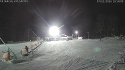 Spodní část sjezdovky