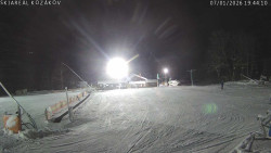 Spodní část sjezdovky