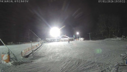 Spodní část sjezdovky