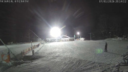 Spodní část sjezdovky