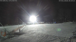 Spodní část sjezdovky