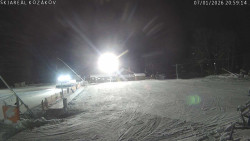 Spodní část sjezdovky