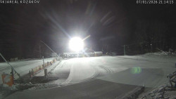 Spodní část sjezdovky